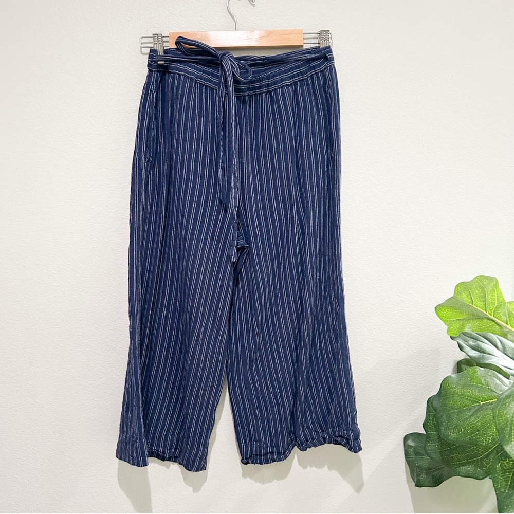 Marine Layer lightweight pant cropped navy xs